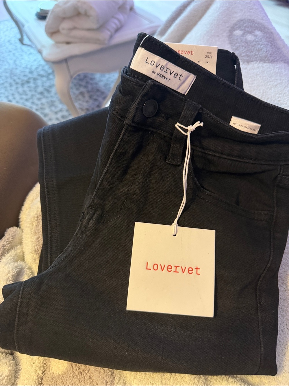 Lovervet Women's Black Boot Cut Jeans